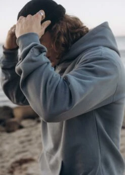 Basic-Hoodie MIKA StormyWeather 17 Basic-Hoodie MIKA StormyWeather -Noorlys herren damen winter nachhaltig fair produziert warm kuschlig boxershorts winter cool schoen 542