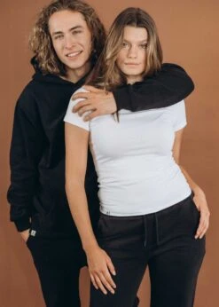 T-Shirt LINDA White 12 T-Shirt LINDA White -Noorlys herren damen winter nachhaltig fair produziert warm kuschlig boxershorts winter cool schoen 71