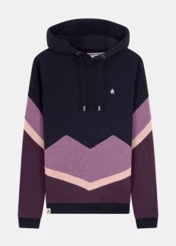 Hoodie BEEVERN Navy/Grapeade/Mauve/PlumPerfect