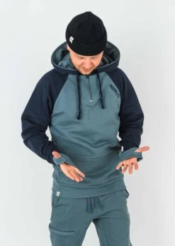 Hoodie AX-1 StormyWeather 19 Hoodie AX-1 StormyWeather -Noorlys hoodie socken fair produziert mann bio nachhaltig men sommer hose mode fashion noorlys baumwolle