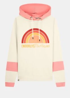 Hoodie TÜÜTJE PearledIvory/FlamingoPink