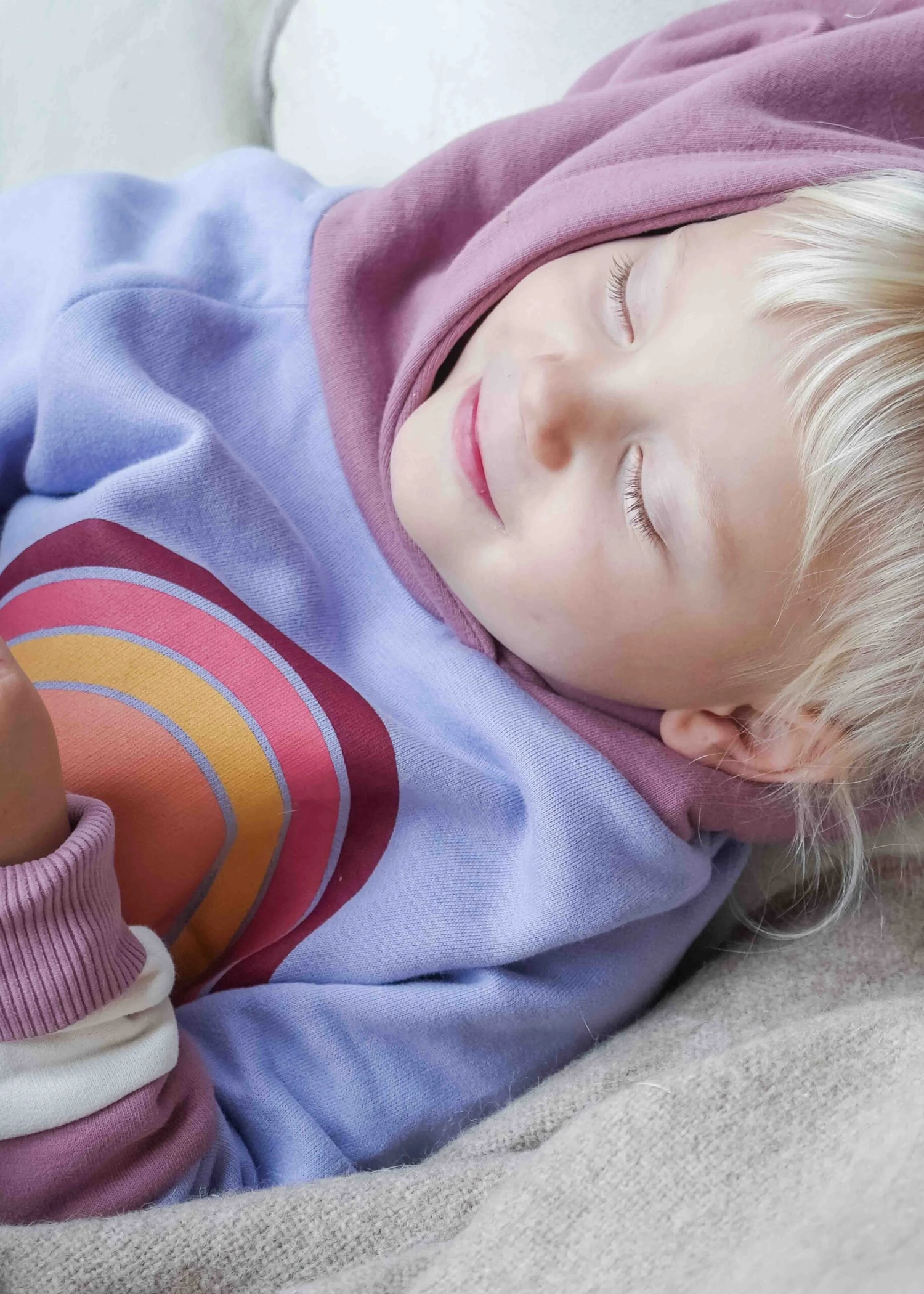 GOTS Hoodie TÜÜTJE PersianViolet 6 GOTS Hoodie TÜÜTJE PersianViolet – Bild 6