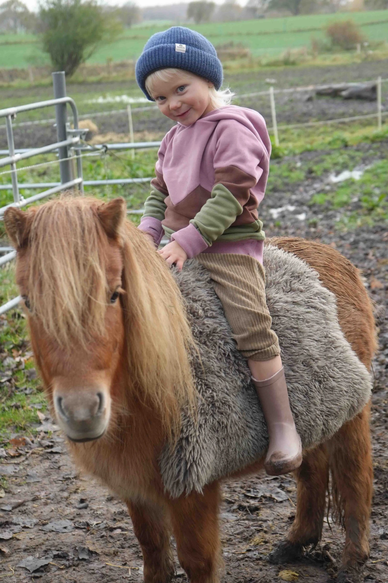 GOTS Hoodie BEEVERN NostalgiaRose 4 GOTS Hoodie BEEVERN NostalgiaRose – Bild 4