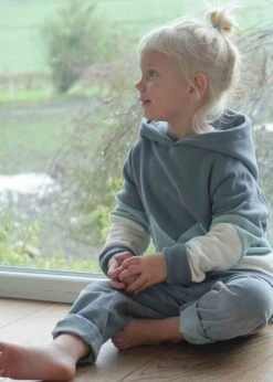 GOTS Hoodie BEEVERN StormyWeather -Noorlys kids beevern tueuetje hoodie new winter kuschlig weich warm bio nachhaltig 4