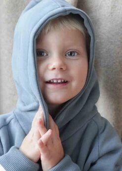 GOTS Hoodie BEEVERN StormyWeather -Noorlys kids beevern tueuetje hoodie new winter kuschlig weich warm bio nachhaltig 6