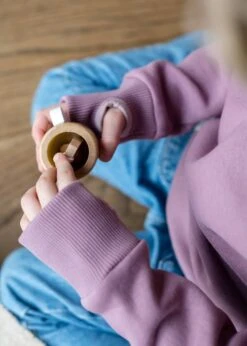 Hoodie CLASSIC NostalgiaRose -Noorlys kids hoodie daumenloch classic rosa