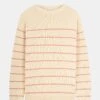 KIDS Strickpullover BÖÖT Beige-DuskPink-Striped