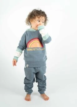 GOTS Jogginghose CLASSIC StormyWeather -Noorlys kids winter kuschlig warm fair bio kinder nachhaltig gots 36