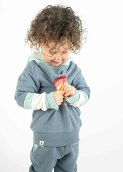 GOTS Hoodie TÜÜTJE StormyWeather 15 GOTS Hoodie TÜÜTJE StormyWeather -Noorlys kids winter kuschlig warm fair bio kinder nachhaltig gots 37