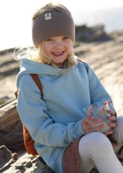 GOTS-Hoodie CLASSIC BlueSurf -Noorlys kinder bekleidung hoodie fair produziert noorlys hautfreundlich warm hochwertig