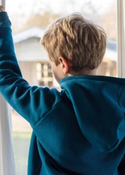 Hoodie CLASSIC CorsairBlue 19 Hoodie CLASSIC CorsairBlue -Noorlys kinder hoodie bio qualitaet classic blau