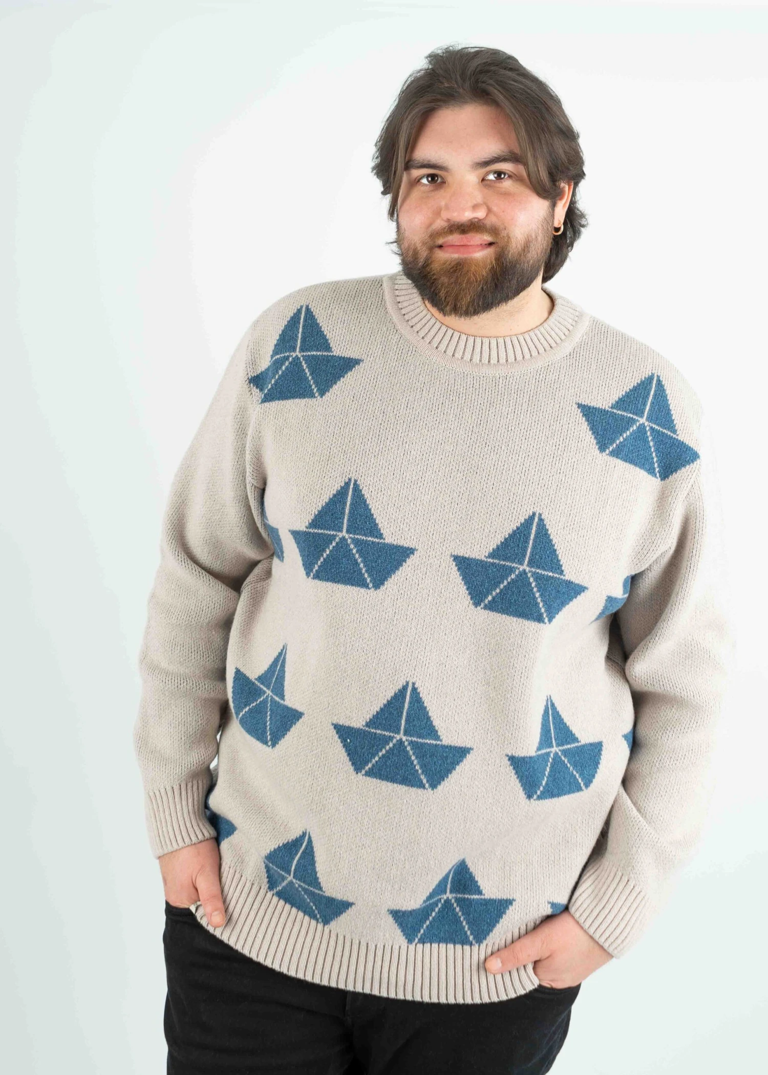 Strick-Sweater BÖNK OysterGrey 6 Strick-Sweater BÖNK OysterGrey – Bild 6