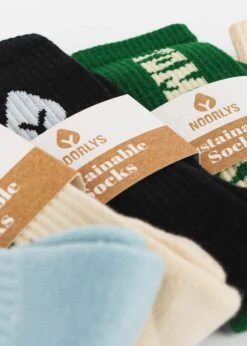 Socken MOOI Black 14 Socken MOOI Black -Noorlys kuschlig fair produziert bio baumwolle socken warm 5