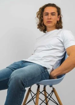 T-Shirt JOHANN White 21 T-Shirt JOHANN White -Noorlys kuschlig fair produziert bio baumwolle warm men laessig kollektion new 151