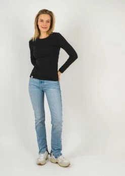 Longsleeve LINDA Black -Noorlys kuschlig fair produziert bio baumwolle warm women laessig kollektion new men sommer 12 1cb7e9c3 d9a6 4051 bb17 8afb441dcacc