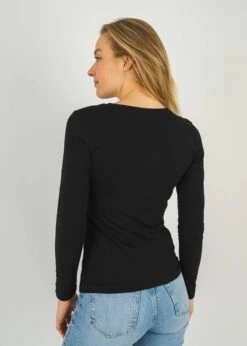 Longsleeve LINDA Black -Noorlys kuschlig fair produziert bio baumwolle warm women laessig kollektion new men sommer 13 7e416282 d440 4273 8a2d f94c75f75a07