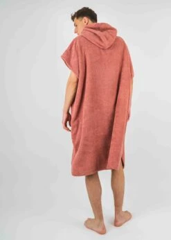 Surf-Poncho MALIA OldRose -Noorlys kuschlig fair produziert bio baumwolle warm women laessig kollektion new men sommer 331