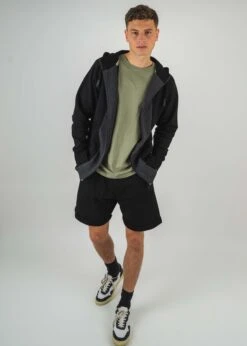 Sweatjacke STRIPPEN Black 37 Sweatjacke STRIPPEN Black -Noorlys kuschlig fair produziert bio baumwolle warm women laessig kollektion new men sommer 355