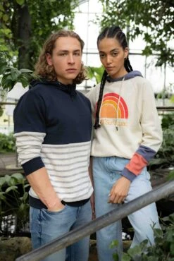 Hoodie TÜÜTJE PearledIvory 17 Hoodie TÜÜTJE PearledIvory -Noorlys kuschlig fair produziert bio baumwolle warm women laessig kollektion new sommer men style 183