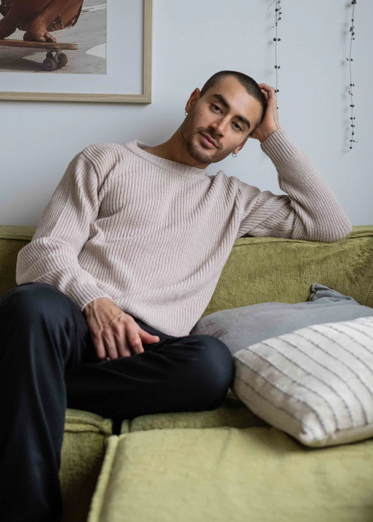 Strickpullover SLICHT OysterGrey 2 Strickpullover SLICHT OysterGrey – Bild 2