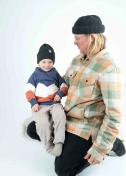 GOTS Hoodie BEEVERN GreyStone 10 GOTS Hoodie BEEVERN GreyStone -Noorlys nachhaltig bio fair produziert warm winter kids 2