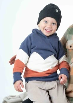 GOTS Hoodie BEEVERN GreyStone 11 GOTS Hoodie BEEVERN GreyStone -Noorlys nachhaltig bio fair produziert warm winter kids 3