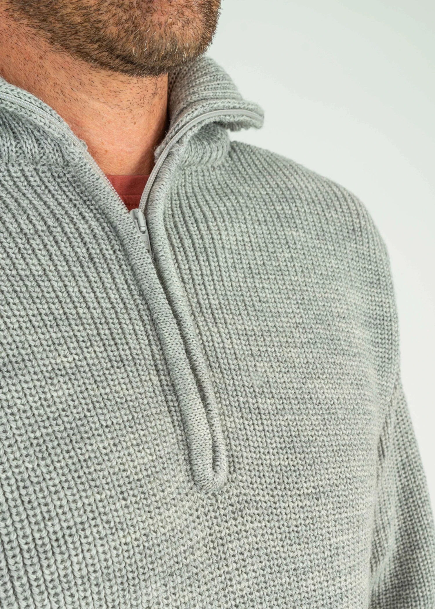 Schwerer Woll-Troyer OSKAR Ash 9 Schwerer Woll-Troyer OSKAR Ash – Bild 9