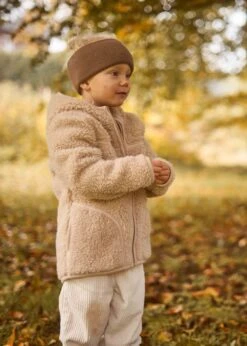 Woll-Jacke BÄRLI Natur -Noorlys nachhaltig boi fair produziert kuschleig kids mann frau laessig 4