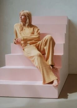 Stoffhose JENTE Curry