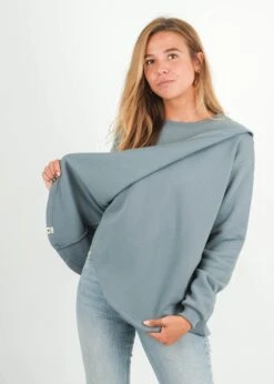 Sweater VINGER StormyWeather -Noorlys nachhaltig fair produziert warm kuschlig muetze winter frauen 16
