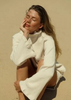 Short MADITA Ecru -Noorlys nachhaltig faire mode bio madita summer