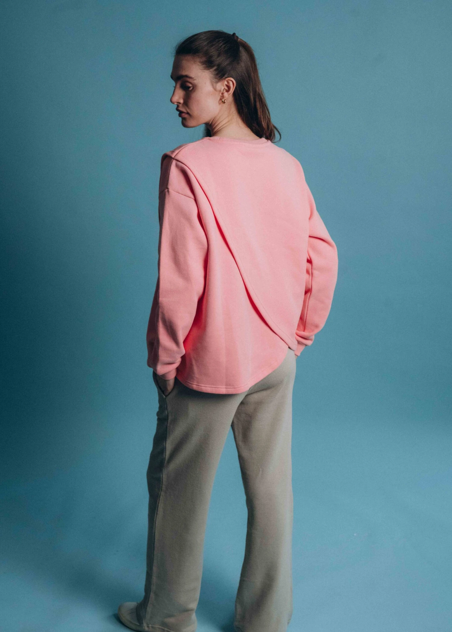 Sweater VINGER FlamingoPink 6 Sweater VINGER FlamingoPink – Bild 6