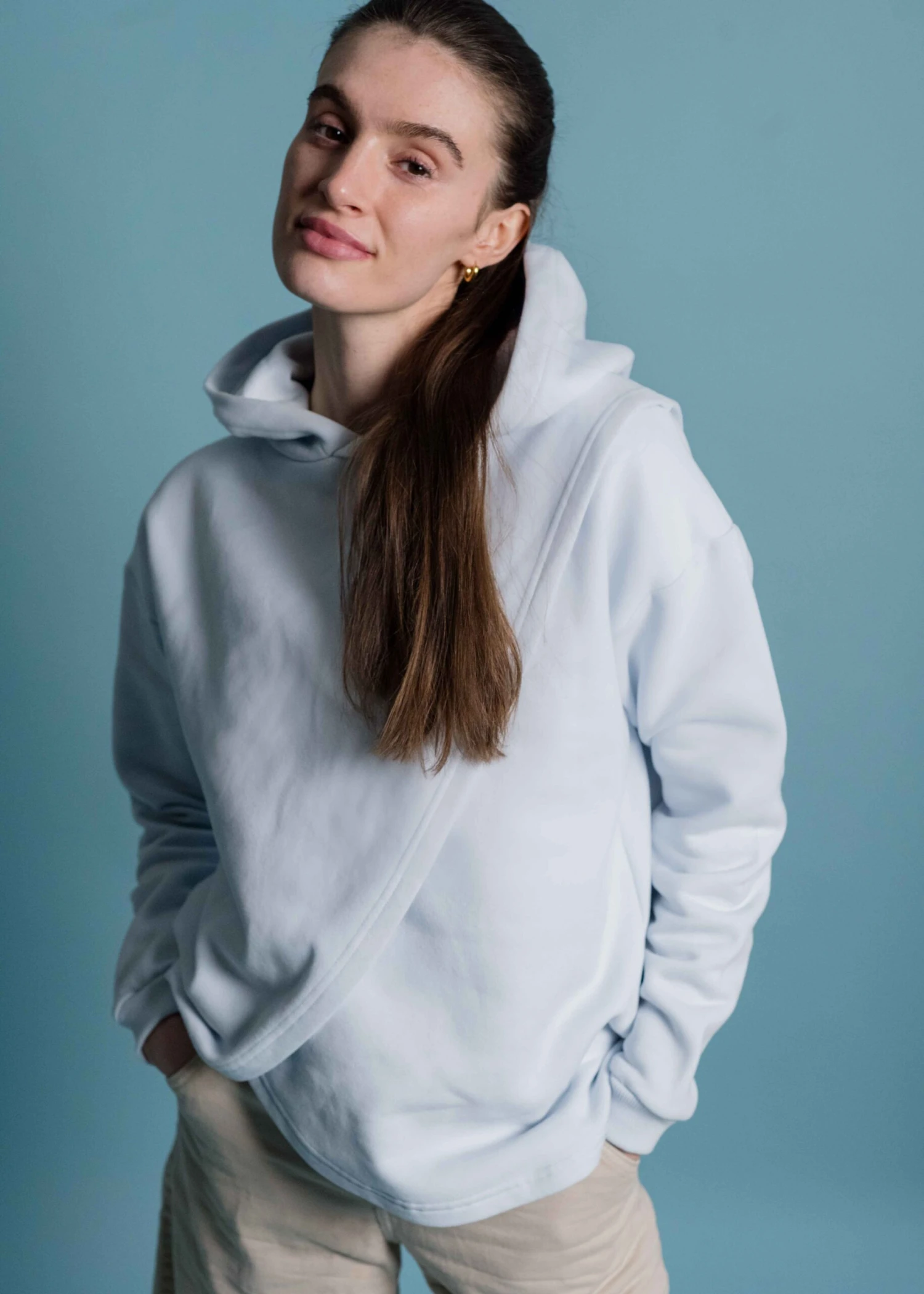 Hoodie VINGER IllusionBlue 4 Hoodie VINGER IllusionBlue – Bild 4