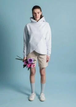 Hoodie VINGER IllusionBlue 16 Hoodie VINGER IllusionBlue -Noorlys noorlys herren damen sommer nachhaltig fair produziert warm kuschlig cool schoen 130