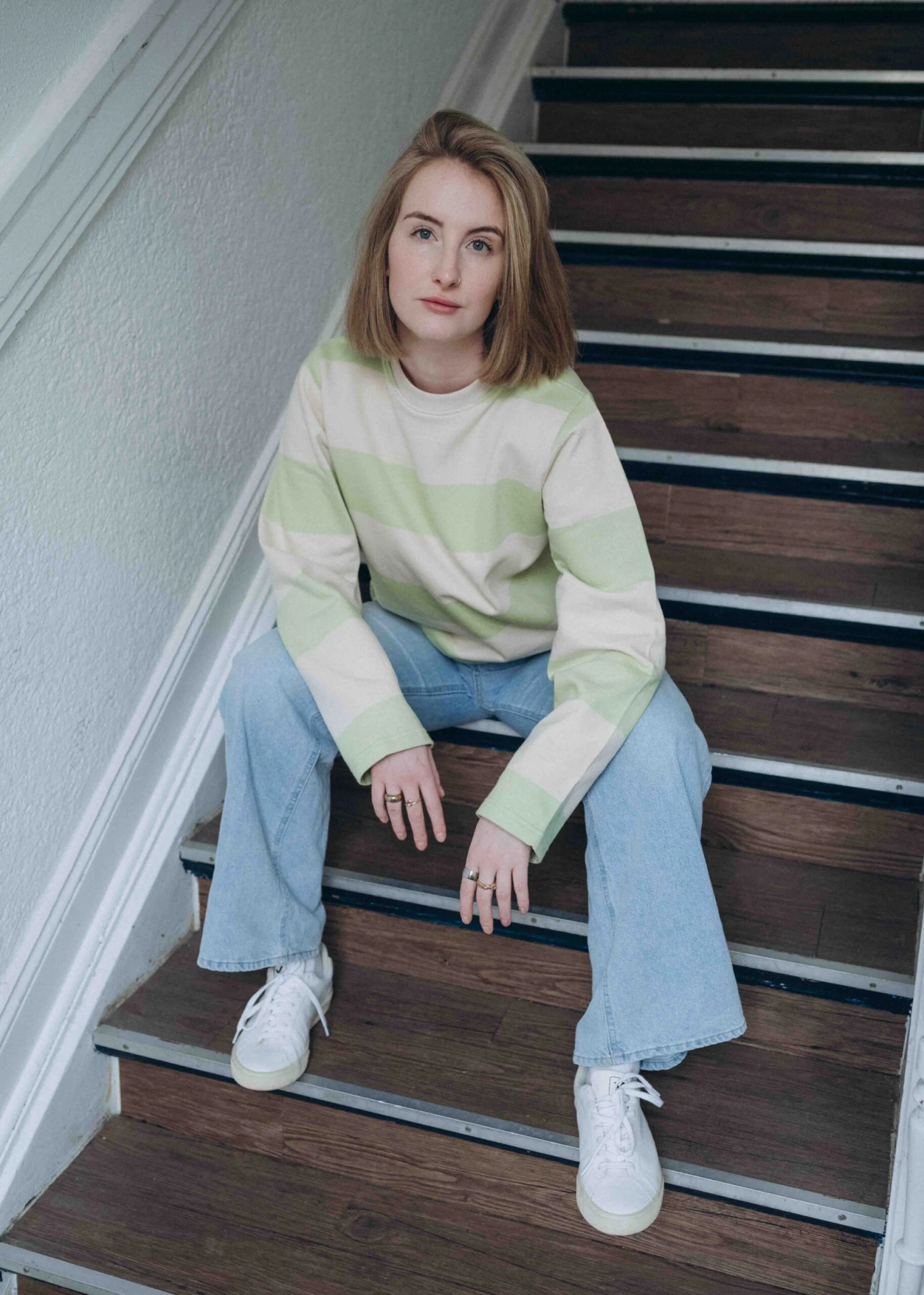 Sweater HAAVEN Green/PearledIvory 2 Sweater HAAVEN Green/PearledIvory – Bild 2