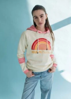 Hoodie TÜÜTJE PearledIvory/FlamingoPink -Noorlys noorlys herren damen sommer nachhaltig fair produziert warm kuschlig cool schoen 92 ecd27762 df1f 469d b8b0 93ce8da5d5b3