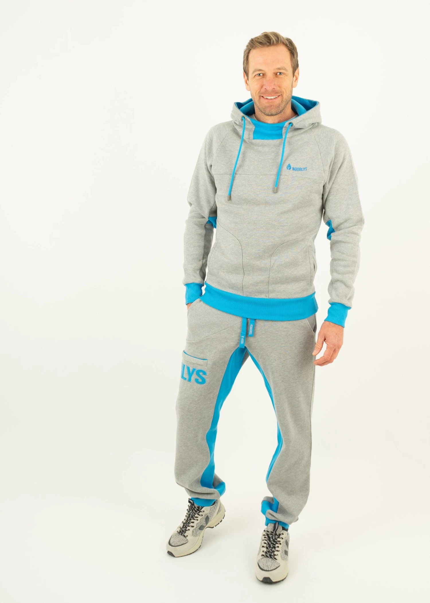 Hoodie STORM Ash/Encyan 5 Hoodie STORM Ash/Encyan – Bild 5