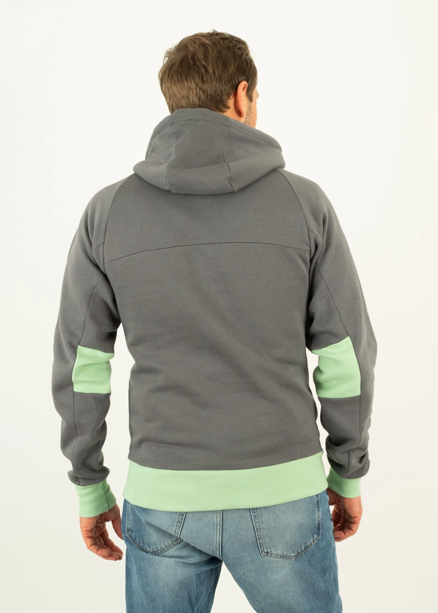 Hoodie STORM SmokedPearl/CameoGreen 6 Hoodie STORM SmokedPearl/CameoGreen – Bild 6