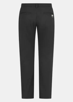 Chinohose ACHTERN Black 7 Chinohose ACHTERN Black -Noorlys relaxed pant achtern black h