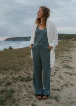 Jumpsuit ERLIS StormyWeather 29 Jumpsuit ERLIS StormyWeather -Noorlys sommer heavy sweat kollektion nachhaltig faire mode bio materialien summer 149