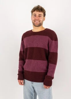 Strickpullover RIFFELT PlumViolettStriped 9 Strickpullover RIFFELT PlumViolettStriped -Noorlys sommer nachhaltig faire mode bio summer kleid W25 24