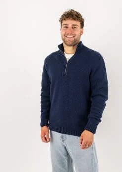 Strickpullover MOODSK Navy 10 Strickpullover MOODSK Navy -Noorlys sommer nachhaltig faire mode bio summer kleid W25 49