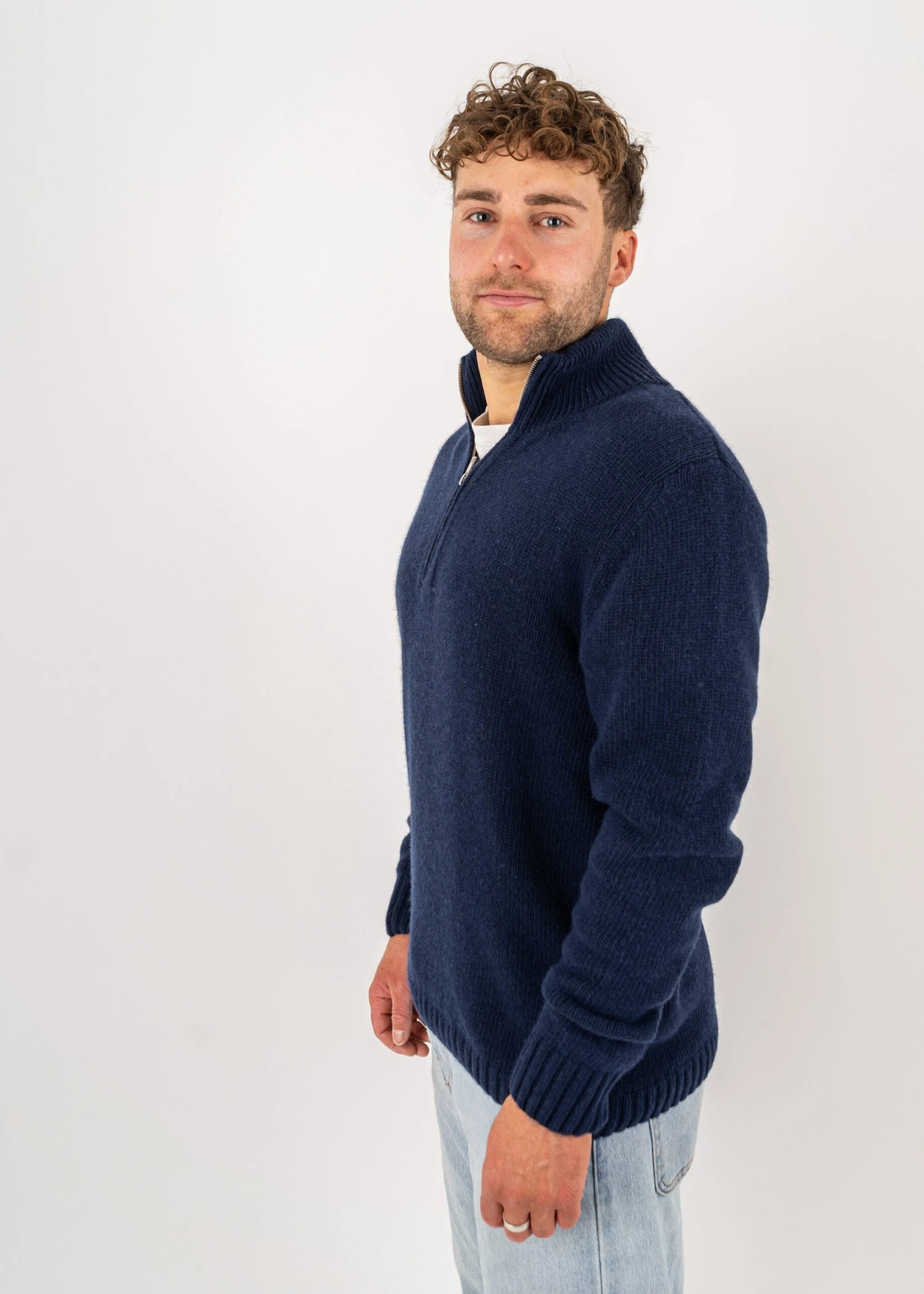 Strickpullover MOODSK Navy 6 Strickpullover MOODSK Navy – Bild 6