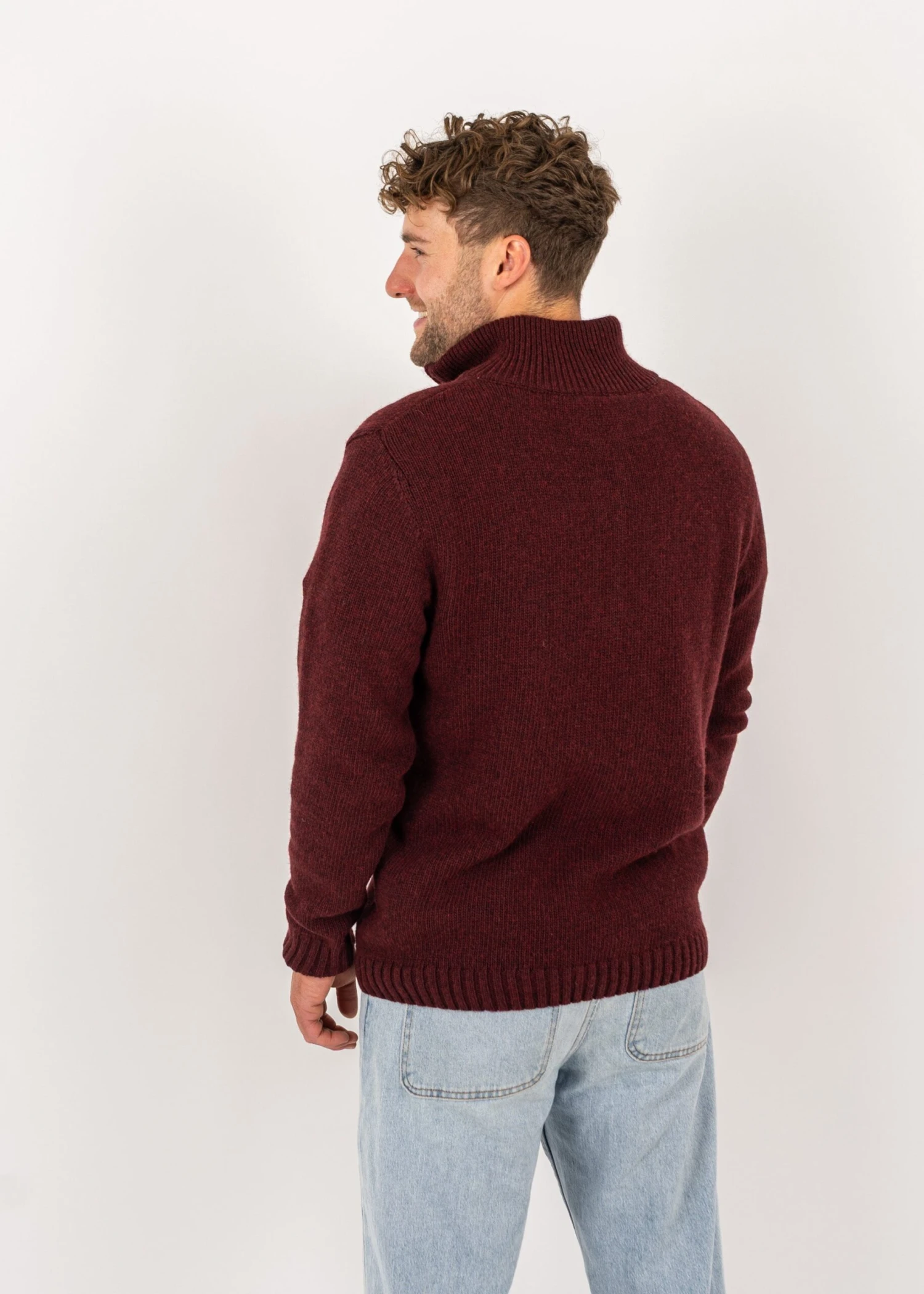 Strickpullover MOODSK Plum 4 Strickpullover MOODSK Plum – Bild 4