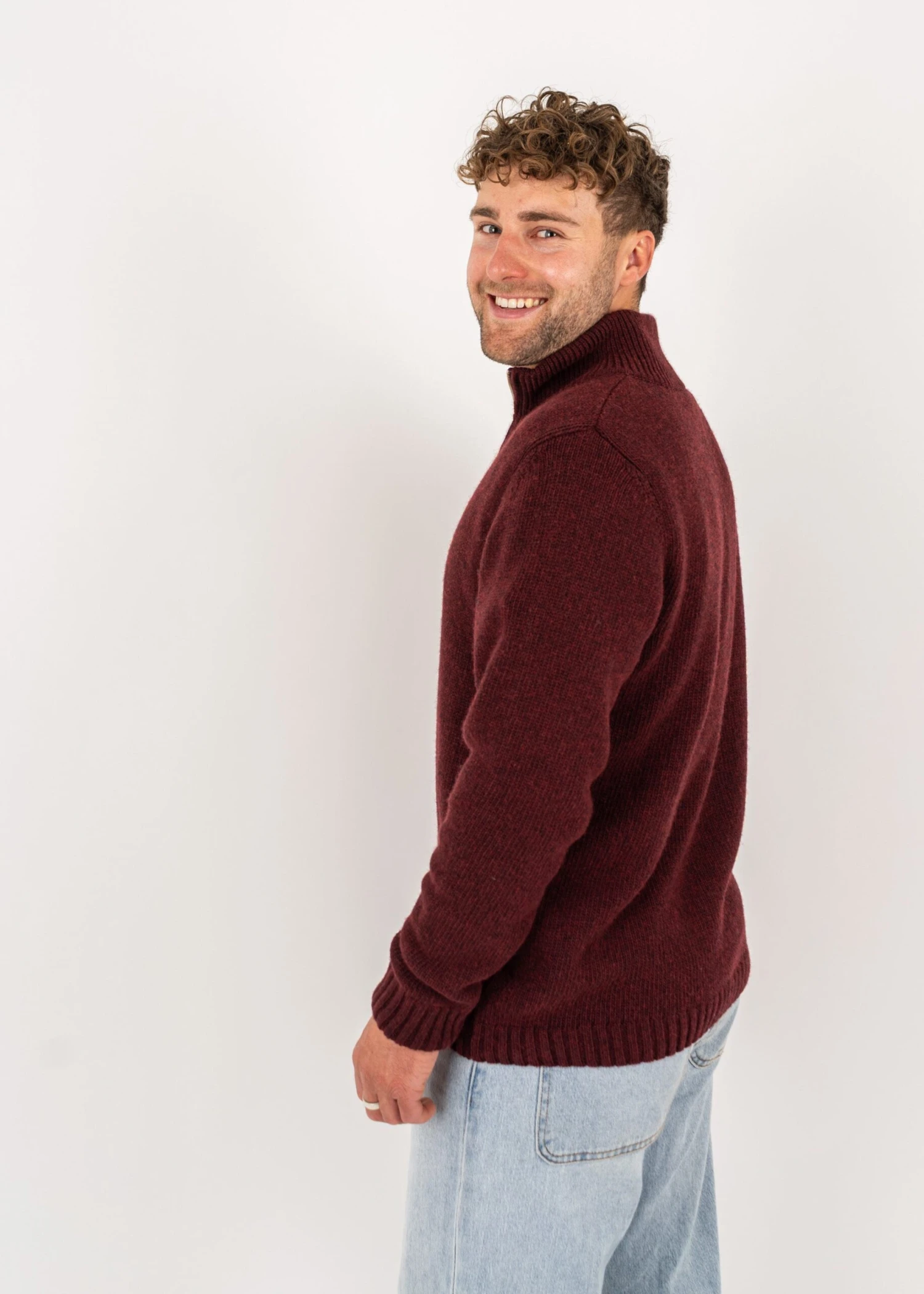 Strickpullover MOODSK Plum 5 Strickpullover MOODSK Plum – Bild 5