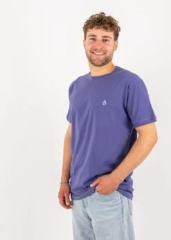 T-Shirt JOHANN SkipperBlue -Noorlys sommer nachhaltig faire mode bio summer kleid W25 9