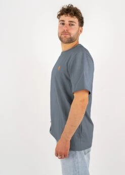 Heavy-T-Shirt ZITRUS StormyWeather/Tangerine 13 Heavy-T-Shirt ZITRUS StormyWeather/Tangerine -Noorlys sommer nachhaltig faire mode bio summer kleid heavy tee 3