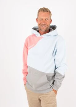 Noorlys 5 Hoodie DYNAAMIK FlamingoPink/IllusionBlue/UltimateGrey