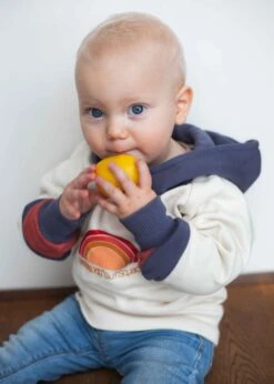 GOTS Hoodie TÜÜTJE PearledIvory -Noorlys stills kids 5x7 25