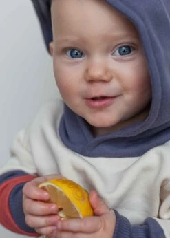 GOTS Hoodie TÜÜTJE PearledIvory -Noorlys stills kids 5x7 27